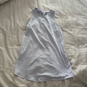 Lululemon size 6 open back powder color tank